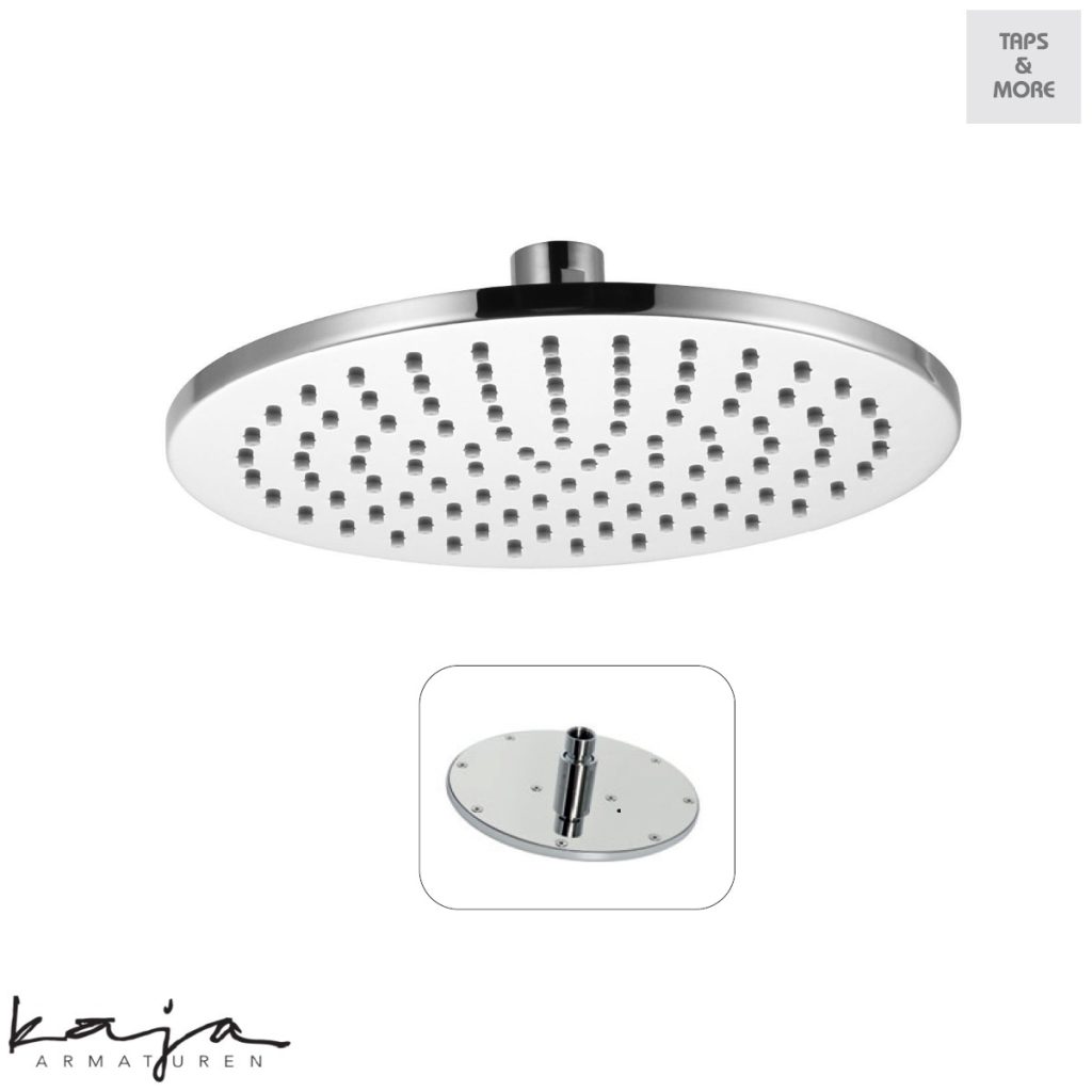 KAJA Easy clean openable shower head 200 mm with filter – ROTACLEAN+
