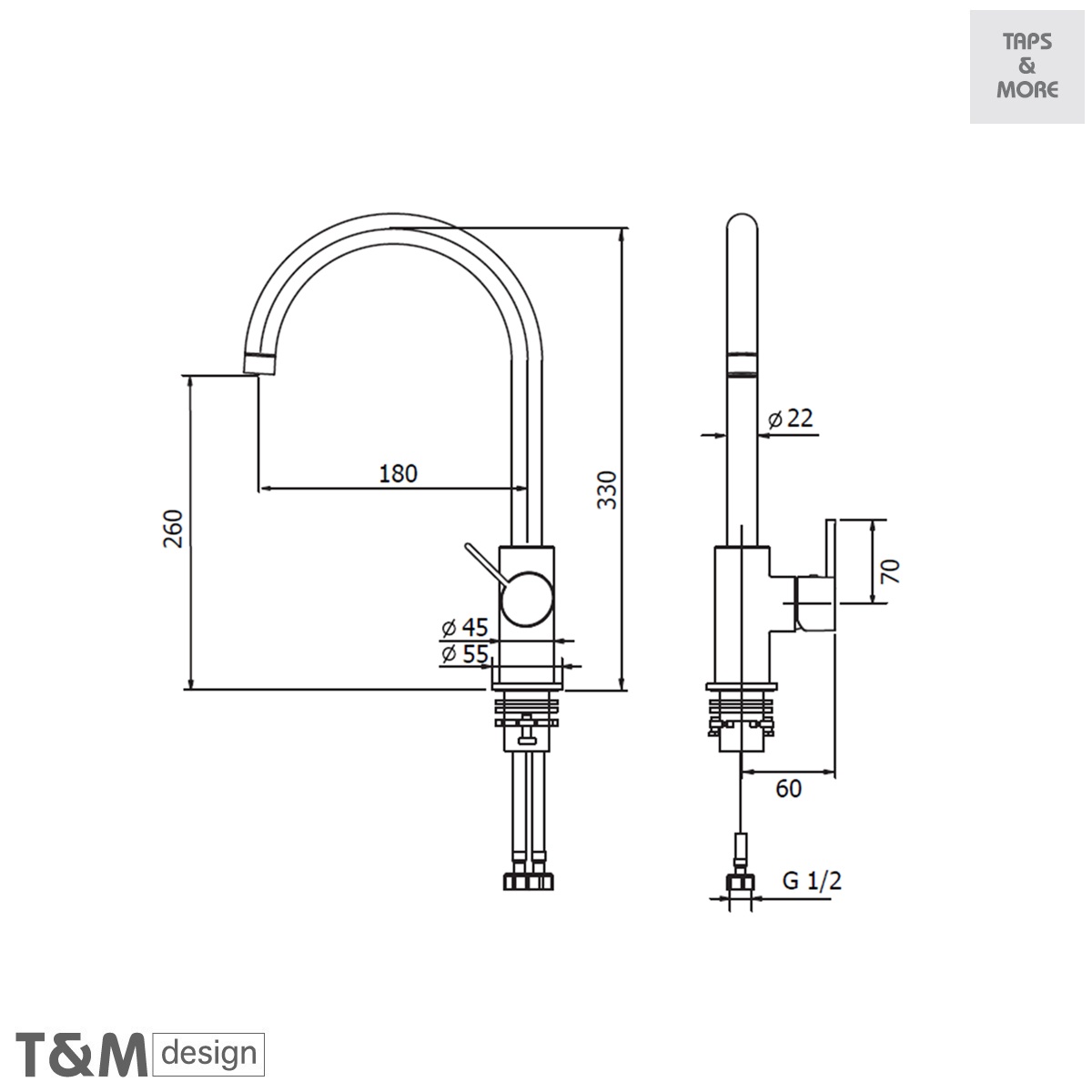 T&M DESIGN VOGUE - KMP8003S